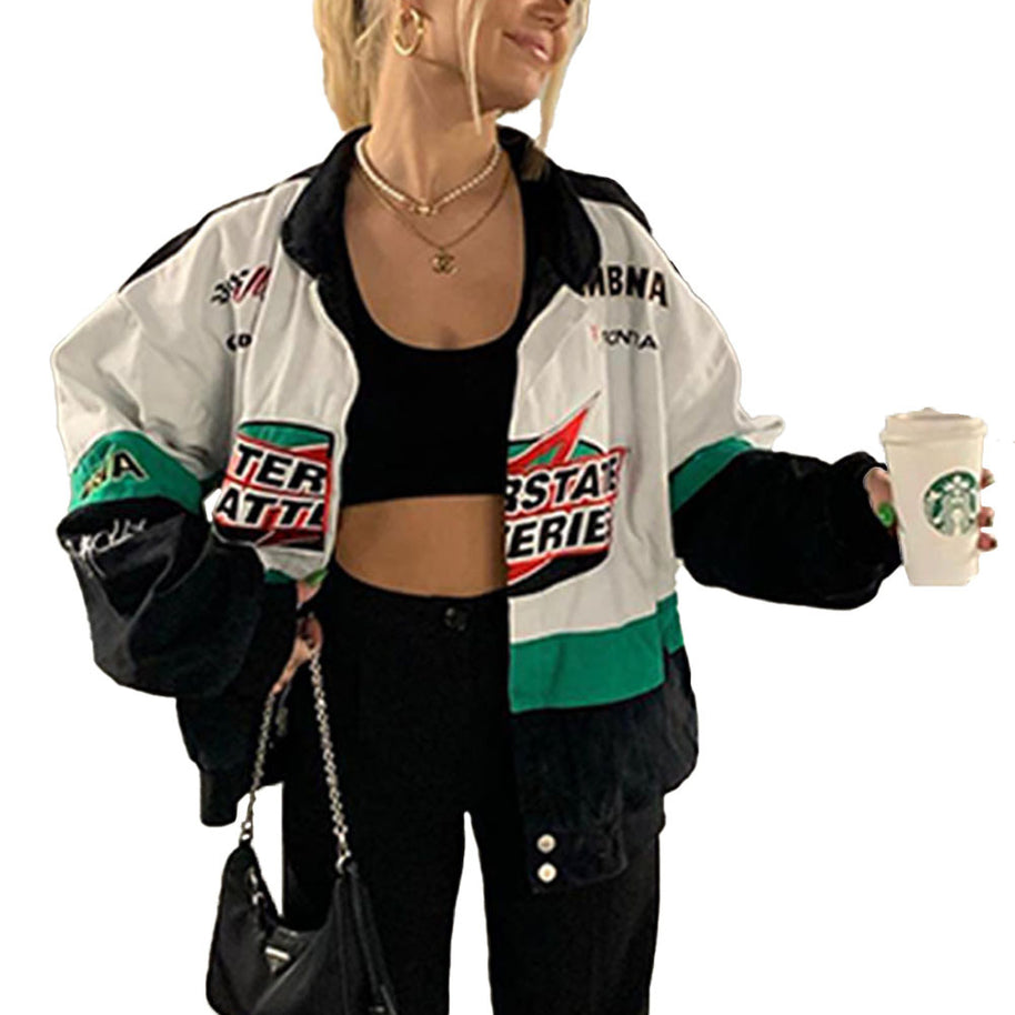 Damen sportliche Oversize-Jacke WW