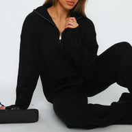 Damen bequeme und stylische Sweatshirt-Hose-Kombination WW