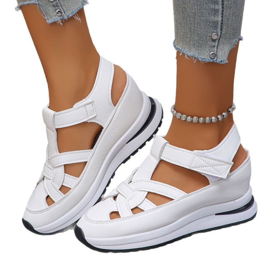 Damen sportliche Sandalen mit atmungsaktivem Obermaterial und rutschfester Sohle WW