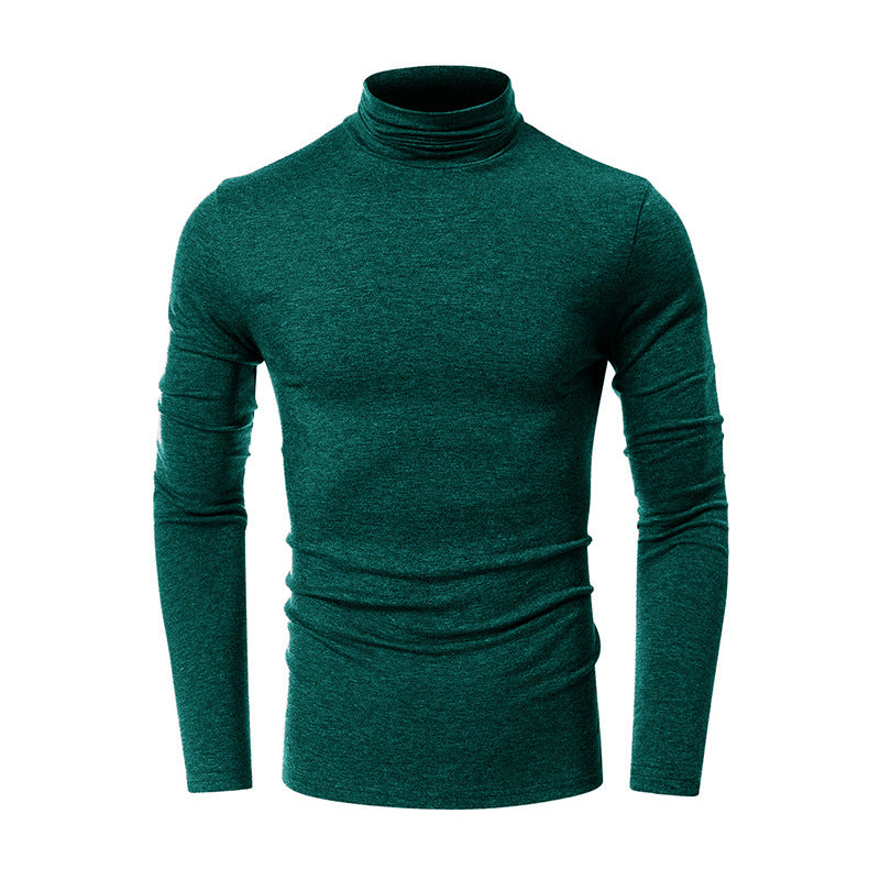 Herren Rollkragenpullover aus elastischem Baumwollmix WW