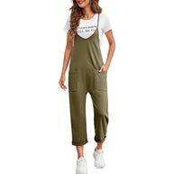 Damen entspannter Jumpsuit mit praktischen Taschen und lässigem Schnitt WW