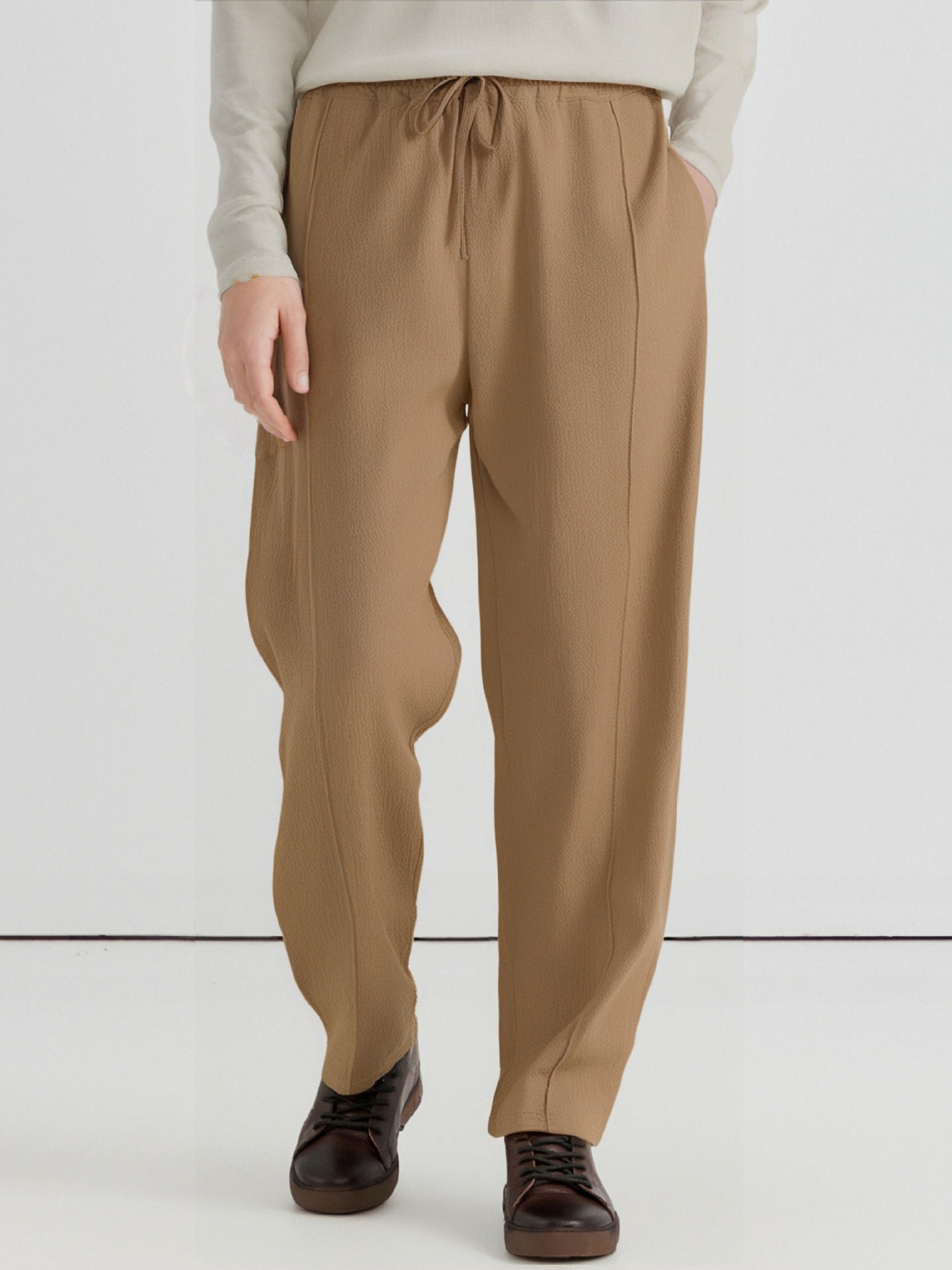 Damen Sportliche Vorgeformte Jogginghose WW