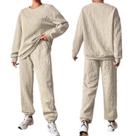 Damen Set aus hochwertigem Sweatshirt und Jogginghose WW