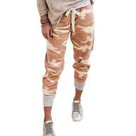Damen bequeme Camouflage Jogginghose mit elastischem Bund und Bündchen WW