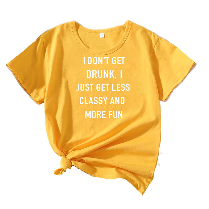 Damen Casual Humor Spruch T-Shirt WW