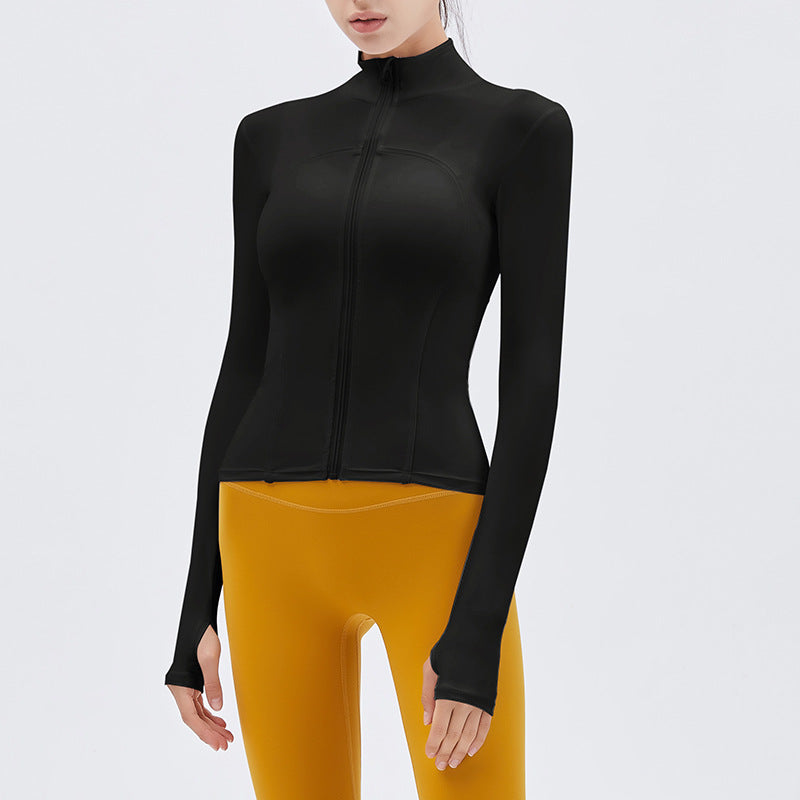 Damen Funktionsjacke mit mittlerer Länge und hohem Kragen WW