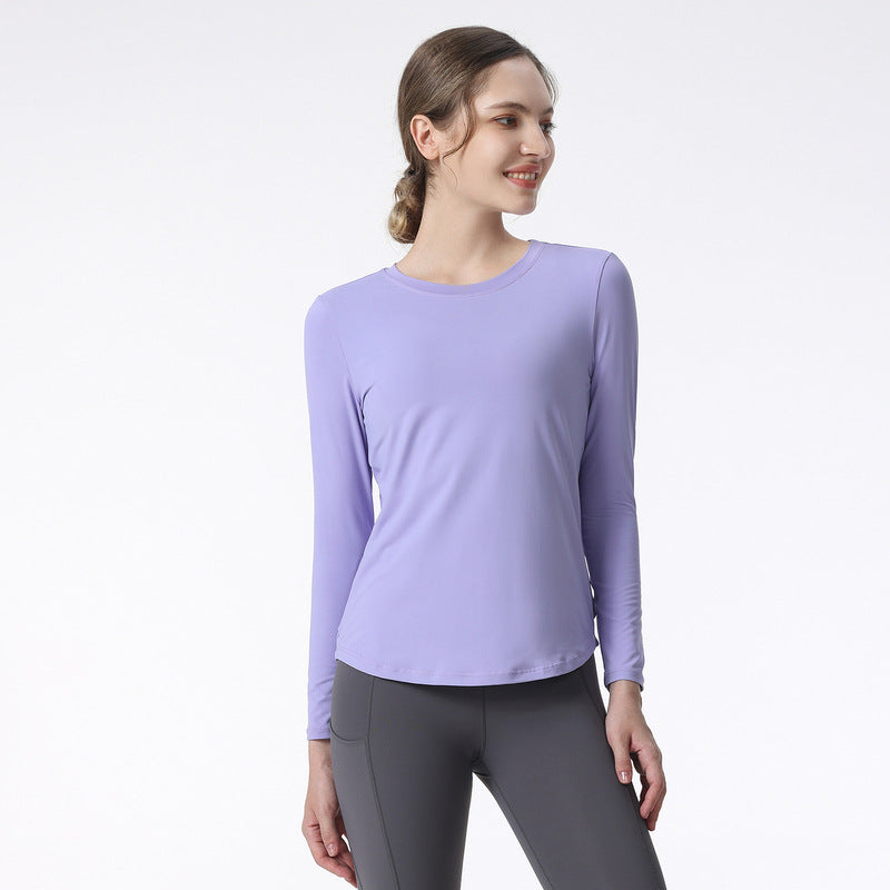 Damen Atmungsaktives Langarm-Sportshirt mit UV-Schutz und feuchtigkeitsableitender Technologie WW