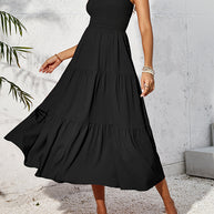 Damen Sommerliches Maxikleid mit zauberhaften Rüschendetails W&W