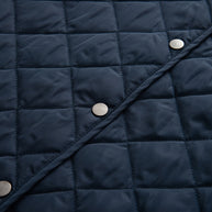 Damen Steppjacke aus weichem Material mit kontrastierendem Kragen und praktischen Taschen WW