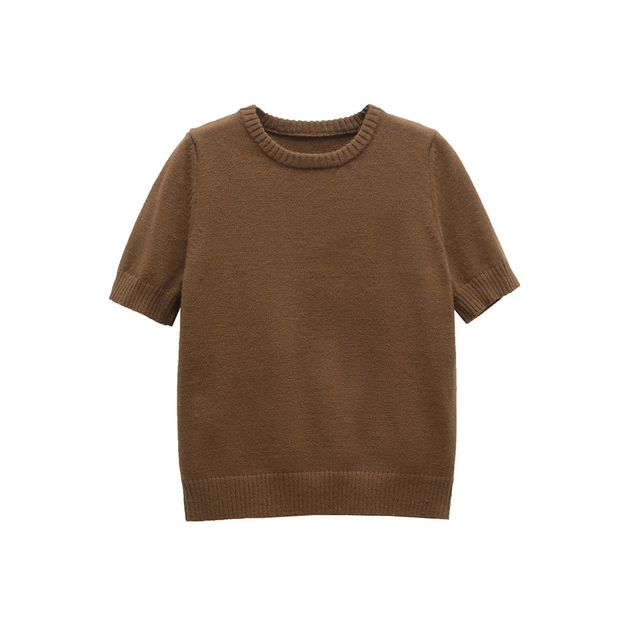 Damen Kurzarmpullover W&W