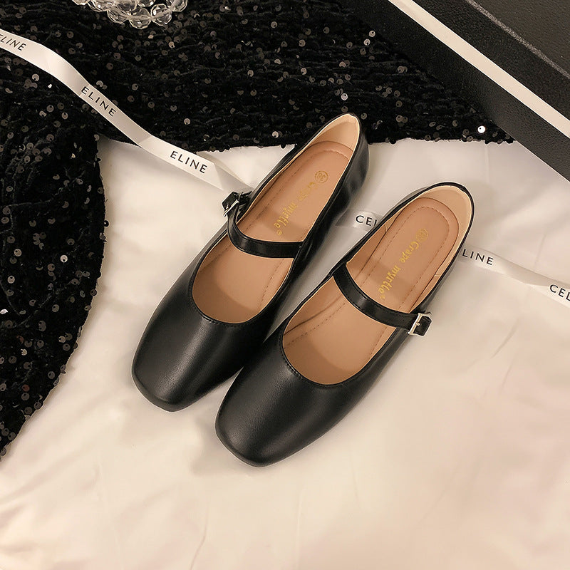 Damen Ballerinas mit modischem Riemchen und klassischem Design WW