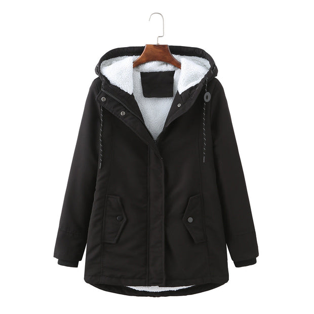 WW | Lässige Winterjacke mit Pelzfutter für Damen