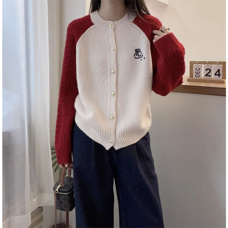 Damen Strickjacke mit dekorativen Zopfmustern WW