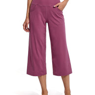 Damen Bequeme Sportliche Culotte mit hohem Bund und praktischen Taschen WW