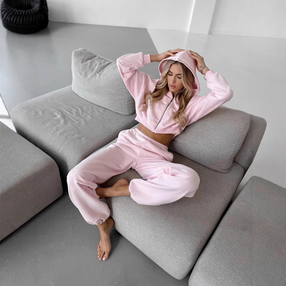 Damen Sportliches Lounge-Set WW