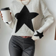 WW Big Stars Pullover Rundhals Sweatshirt