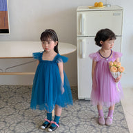 Damen Tüll Kleid WW