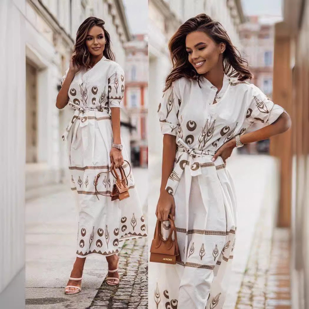 Damen Kaftan Kleid W&W Mode