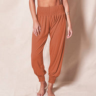 Damen luftige Sommerhose mit elastischem Bund WW