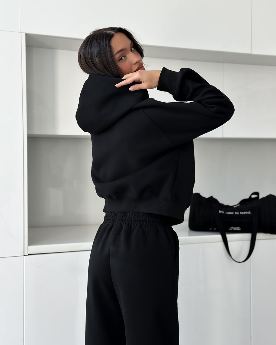 Damen sportliches Jogginganzug-Set mit modernem Schnitt und trendigen Akzenten WW