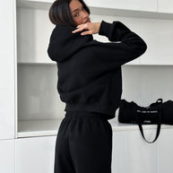 Damen sportliches Jogginganzug-Set mit modernem Schnitt und trendigen Akzenten WW