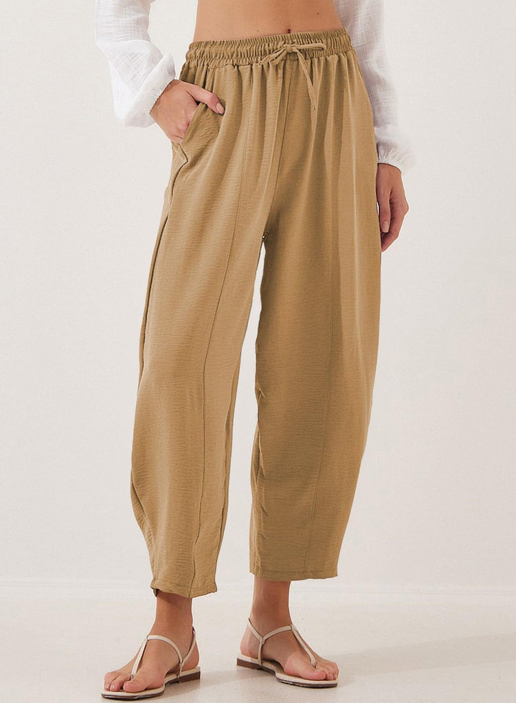 Damen bequeme und luftige Relaxhose WW