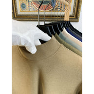 Damen Stehkragen Pullover aus weicher Baumwollmischung WW