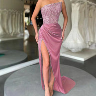 WW | Elegantes mittellanges Abendkleid