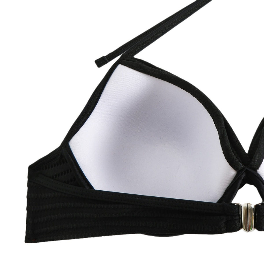 Damen Push-Up Bikini mit raffiniertem Rippendesign WW