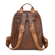 WW | Diebstahlsicherer Lederrucksack Für Damen