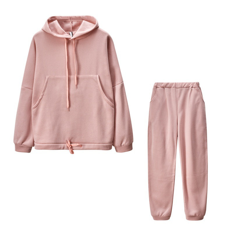 Damen Bequemes Sweatshirt und lockere Jogginghose Set WW