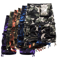 Herren Cargo-Shorts mit Utility-Taschen und verstellbarem Bund WW