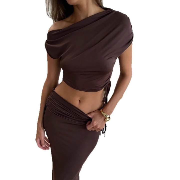 Damen Zweiteiler mit asymmetrischem Schnitt W&W Mode