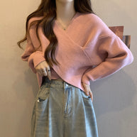 WW | Mein Herz Übergröße Crop-Pullover
