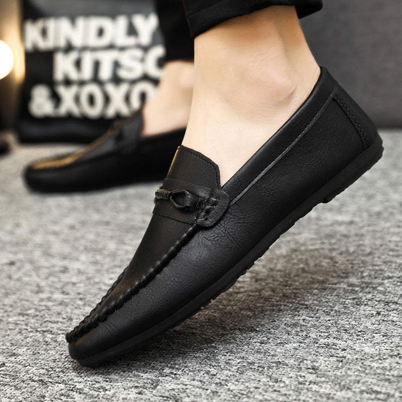 Herren Mokassins mit präziser Nahtverarbeitung und bequemer Einlegesohle WW