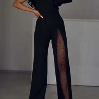 WW | Sexy einseitiger High-Slit-Jumpsuit
