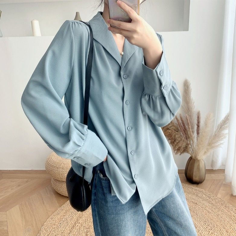 WW | Viktorianisch inspirierte Bluse mit hohem Kragen