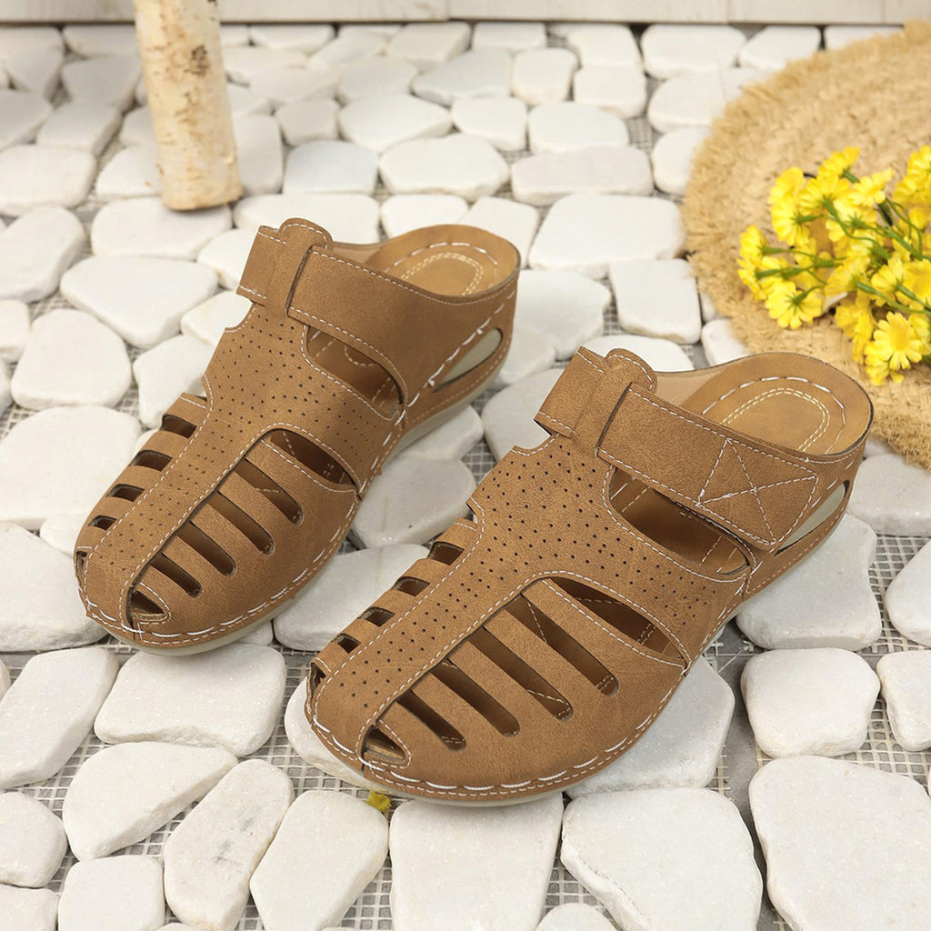 Damen Clogs mit atmungsaktiver Lochstruktur und rutschfester Sohle WW