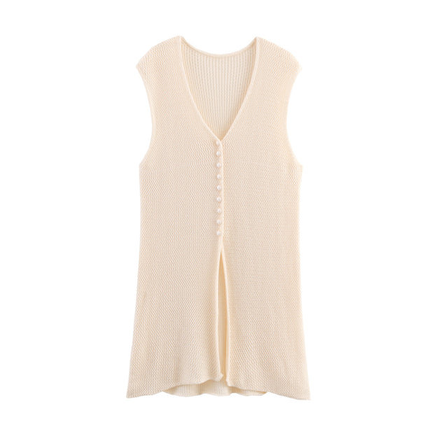 Damen Strickcardigan mit asymmetrischem Design und elegantem Taillengürtel WW