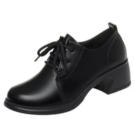 Damen Schnürschuhe mit elegantem Blockabsatz und ergonomischer Polsterung WW