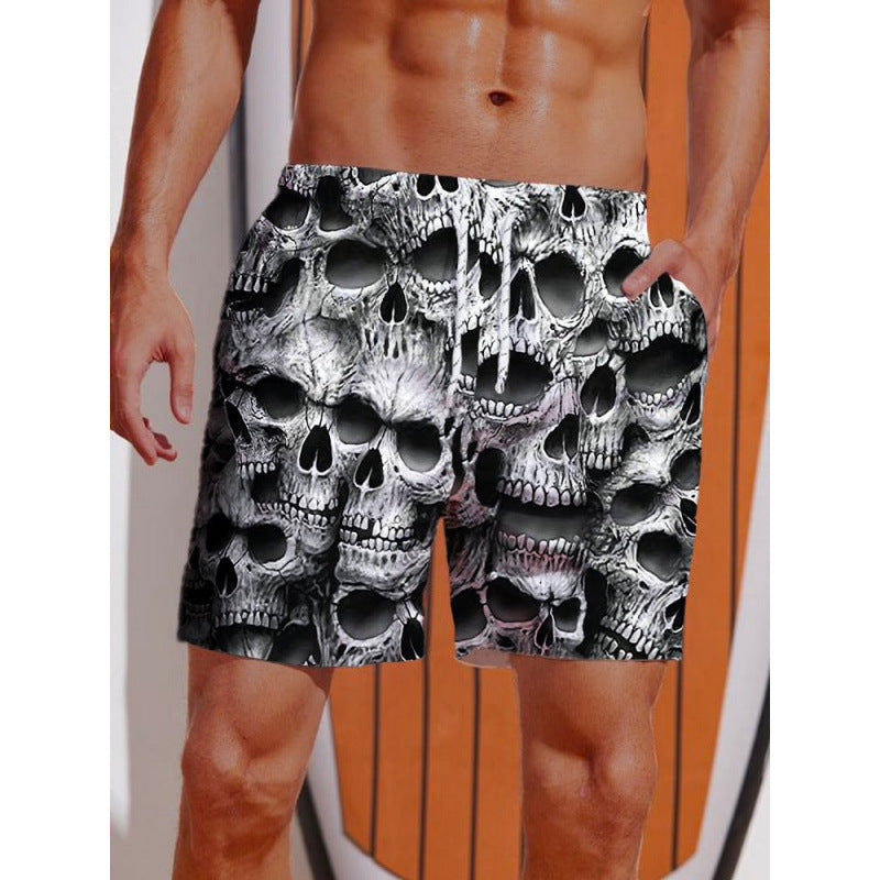 Herren Grafik Psychedelischer Druck Badehose WW