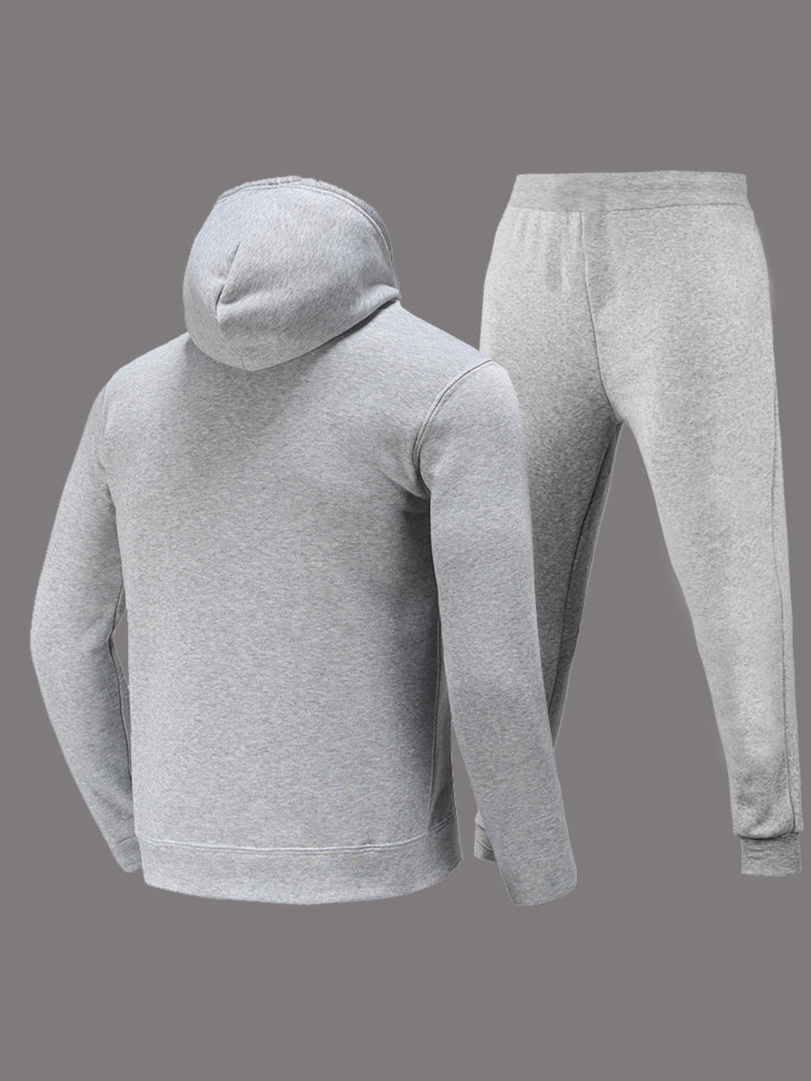 Damen Sportliches Hoodie und Jogginghose Set mit kreativem Aufdruck WW