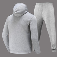 Damen Sportliches Hoodie und Jogginghose Set mit kreativem Aufdruck WW