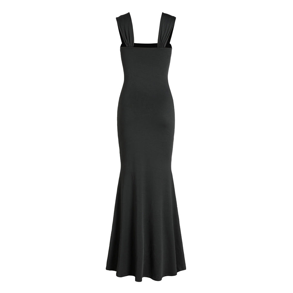 Damen elegantes Maxikleid mit raffiniertem Wickeloberteil und schmeichelndem Schnitt W&W