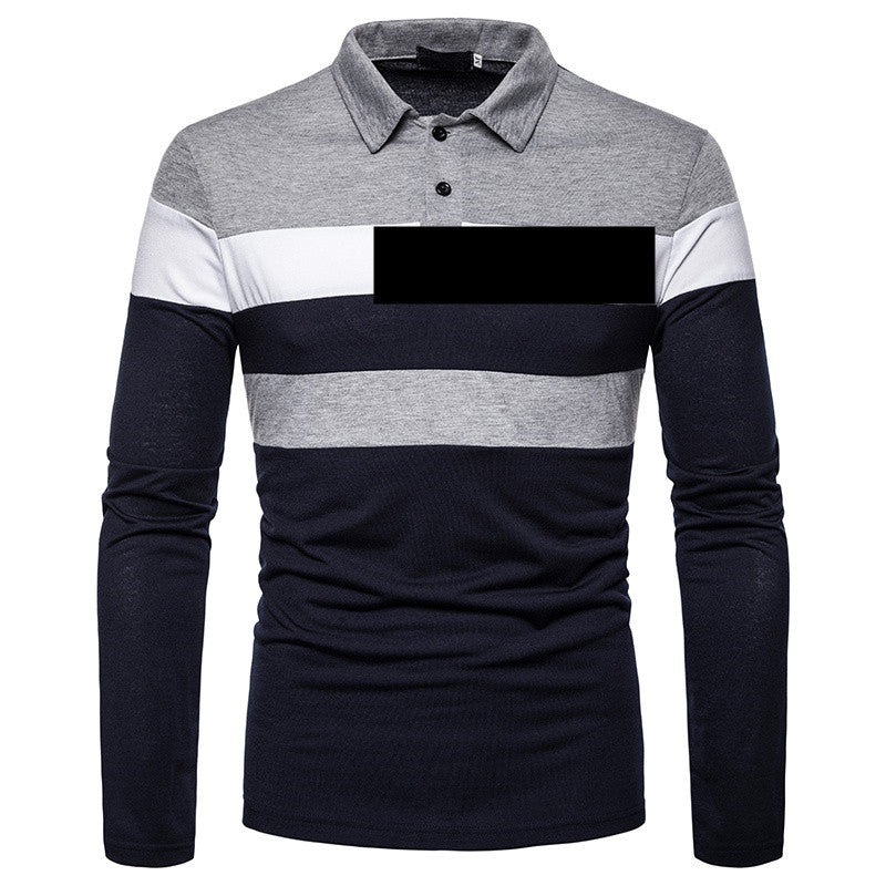 Herren Poloshirt mit modischem Blockstreifen-Design und hochwertiger Baumwolle WW
