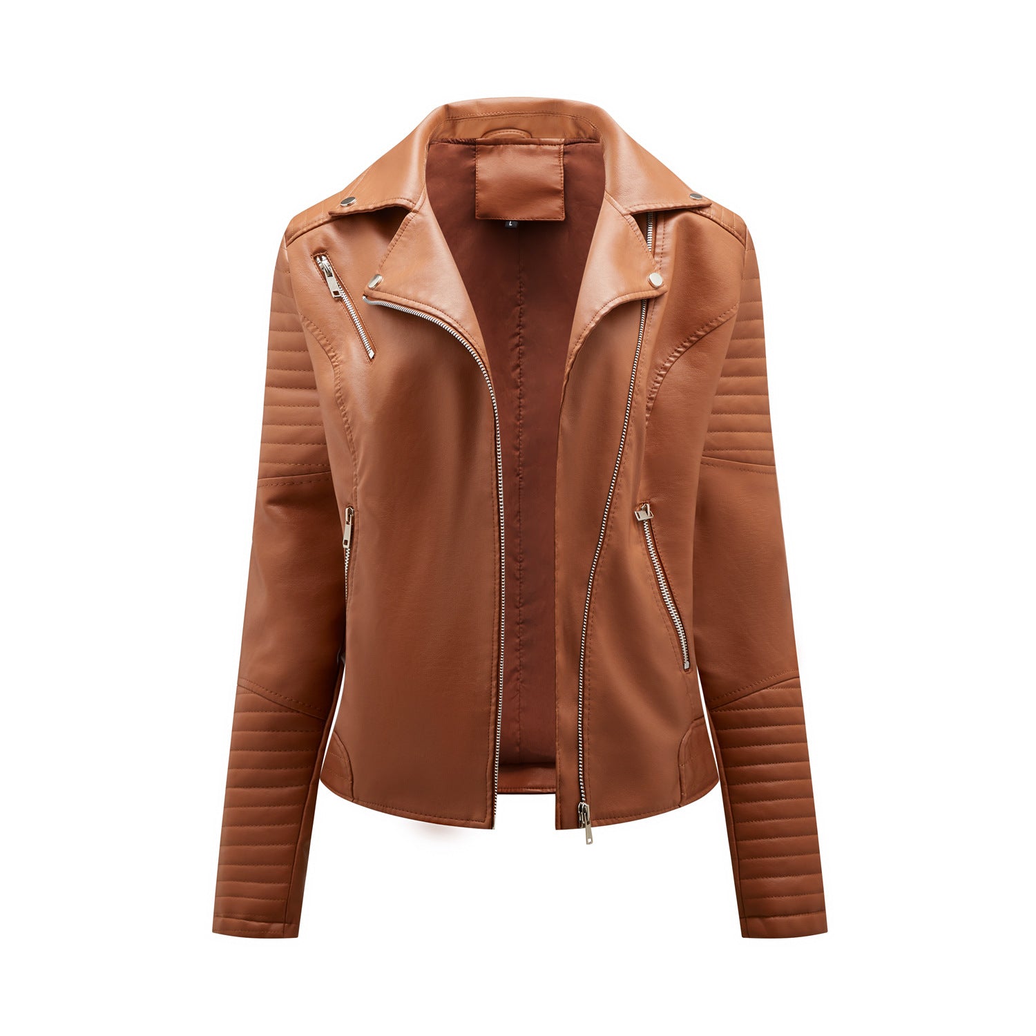 Damen Bikerjacke mit modischen Steppdetails und asymmetrischem Reißverschluss WW