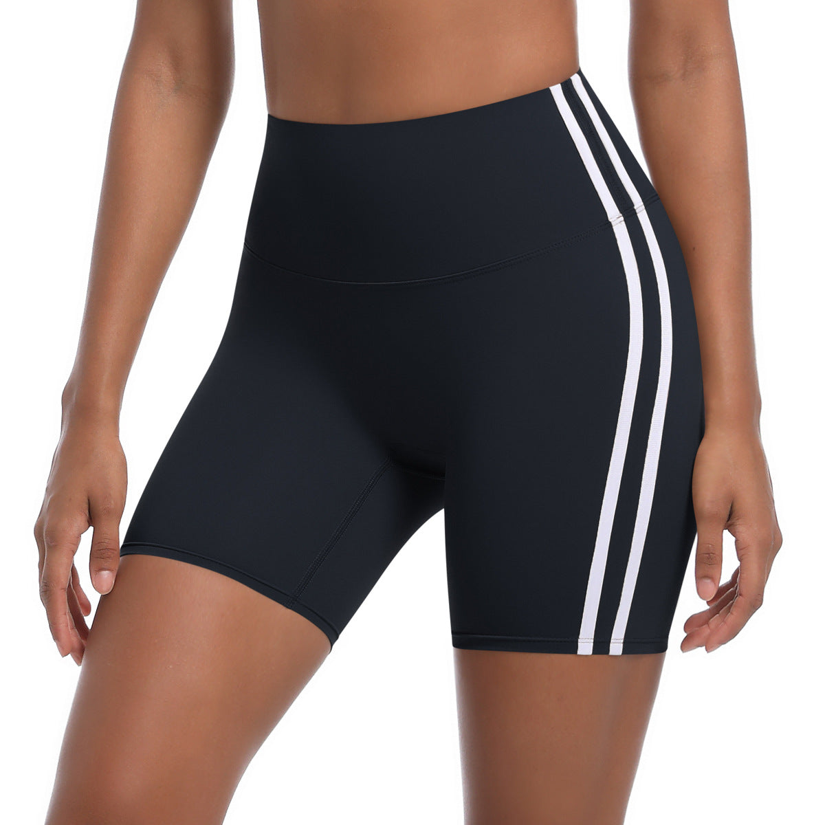Damen Sportliche Shorts mit hohem Bund und strategischen Einsätzen für aktiven Komfort WW
