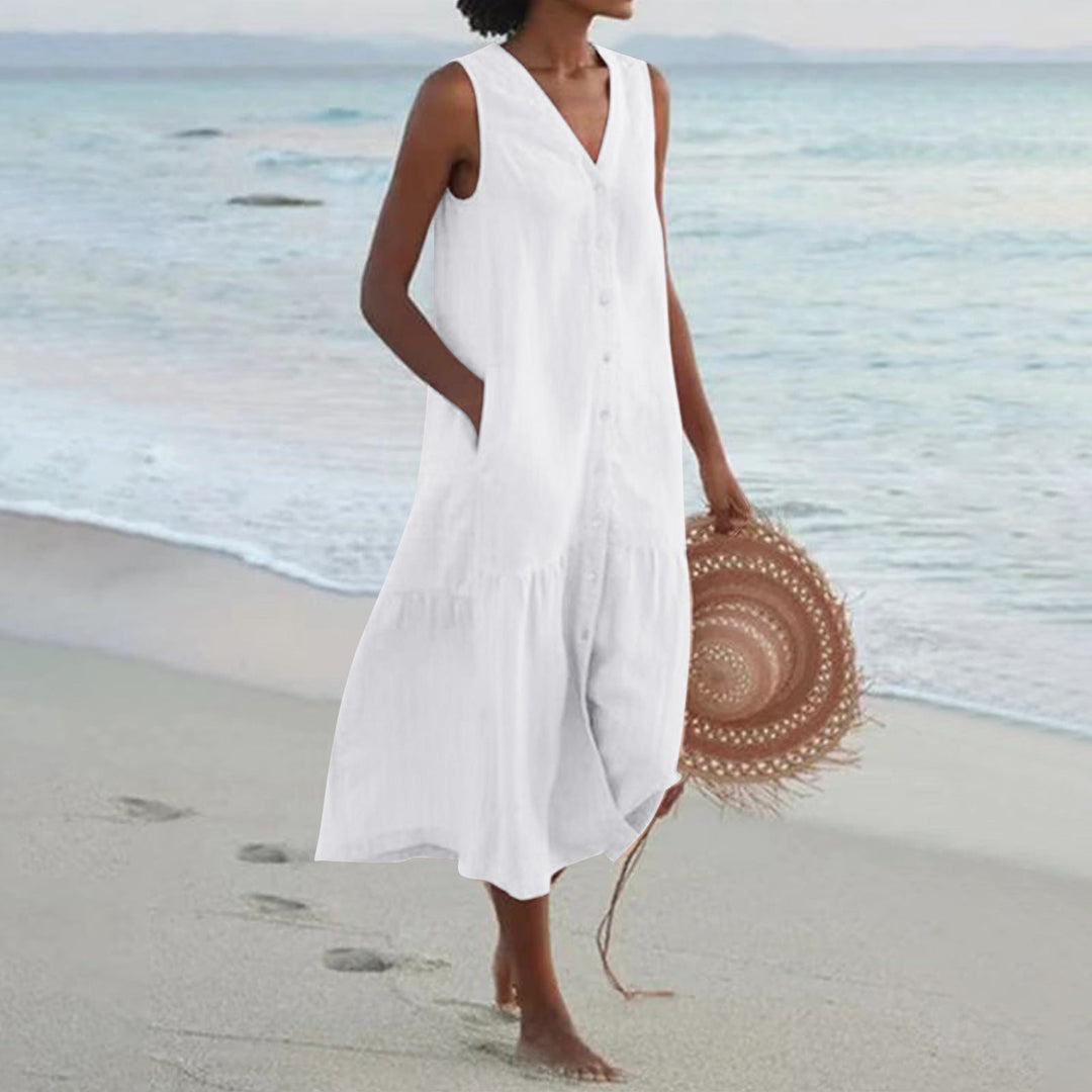 W&W Mode | Bequeme Sommerkleid Mit Taschen