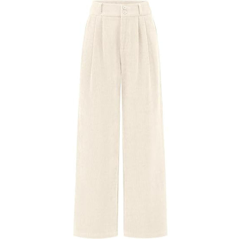 Damen modische plissierte Hose mit weitem Bein WW