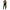 Damen Eleganter Blazer-Hosenanzug im modischen Leopardenmuster WW